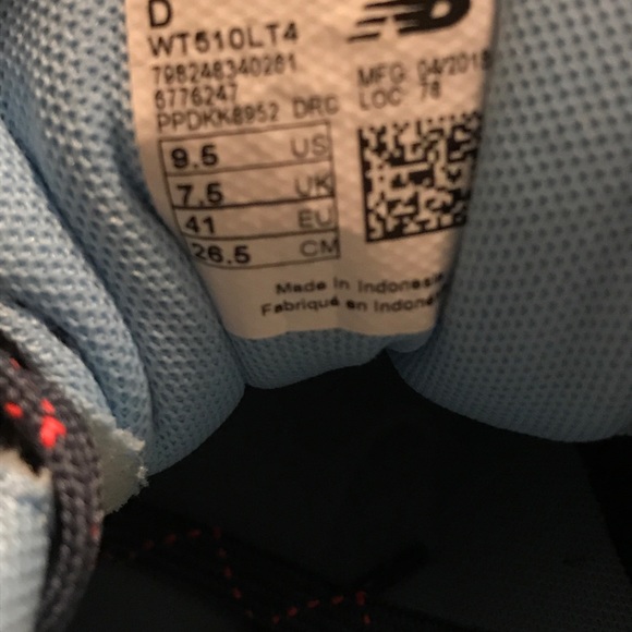 New Balance 510v4 Cushioning running Size 9.5 - Picture 8 of 8